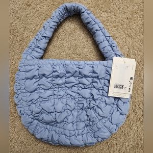 Cos Quilted Mini Bag Light Blue